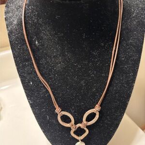 Elegant Brown Necklace